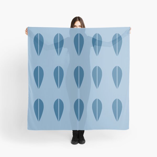 Item preview, Scandinavian Leaf: Blue designed and sold by Wimsicalifornia.