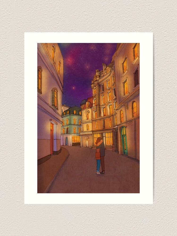 Alternate view of Tight hug Art Print