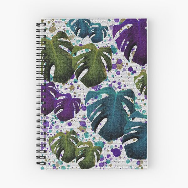 Item preview, Monstera Teal / Purple / Green designed and sold by PoppyPod.