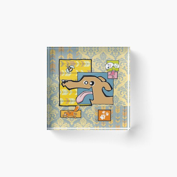 Item preview, Greyhound - Fawn (Collage) designed and sold by TheChicken.