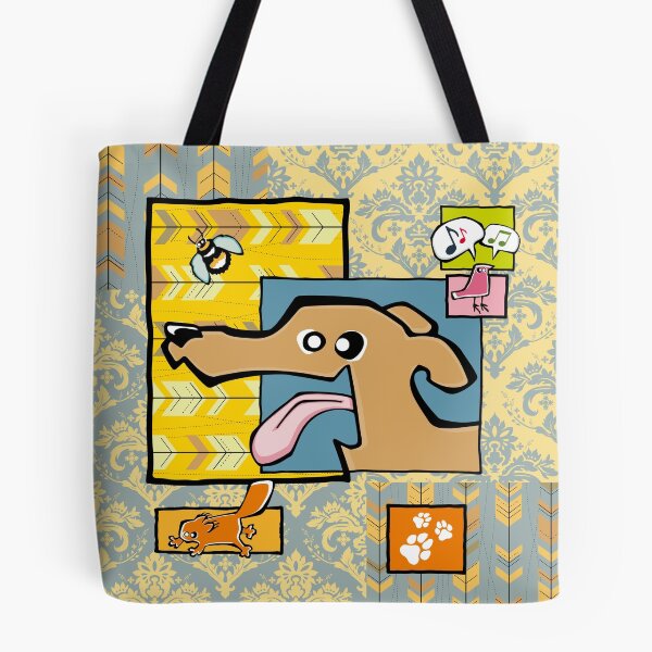 Item preview, Greyhound - Fawn (Collage) designed and sold by TheChicken.