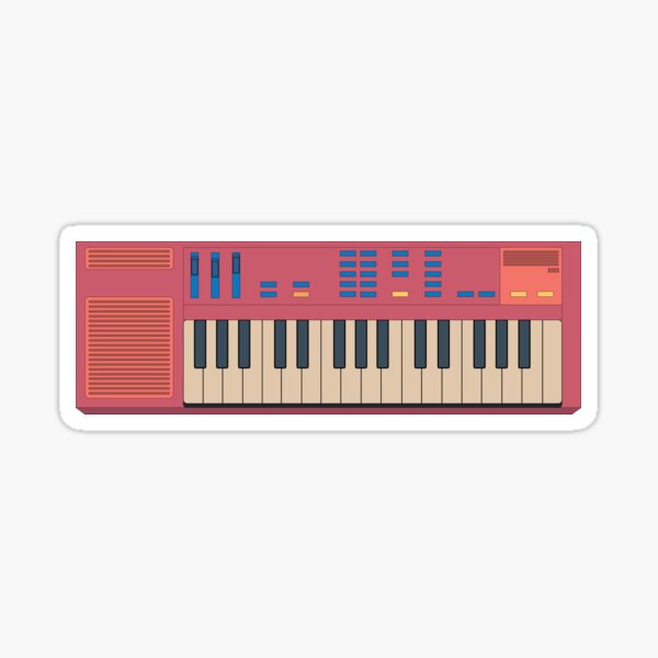 Item preview, Pastel Synthesizer Keyboard designed and sold by Samuel Rossi.