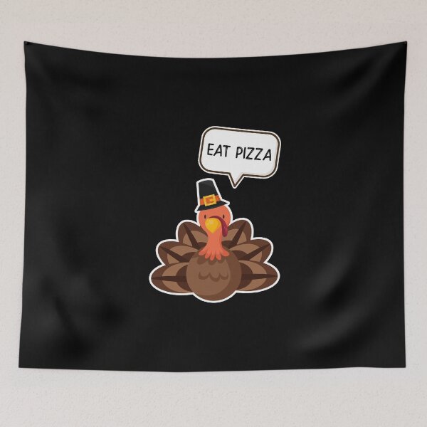 Item preview, Thanksgiving Eat Pizza designed and sold by designeclipse.