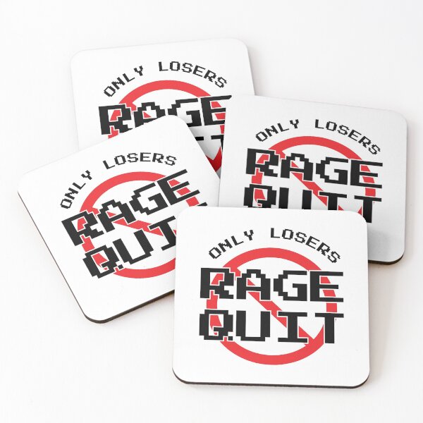Item preview, Gamer Only Losers Rage Quit by Video Games Fan Gifts designed and sold by oberdoofus.