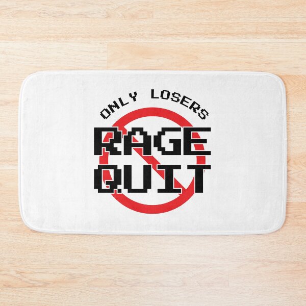 Item preview, Gamer Only Losers Rage Quit by Video Games Fan Gifts designed and sold by oberdoofus.