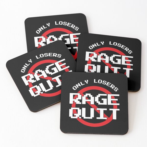 Item preview, Gamer Only Losers Rage Quit by Video Games Fan Gifts designed and sold by oberdoofus.