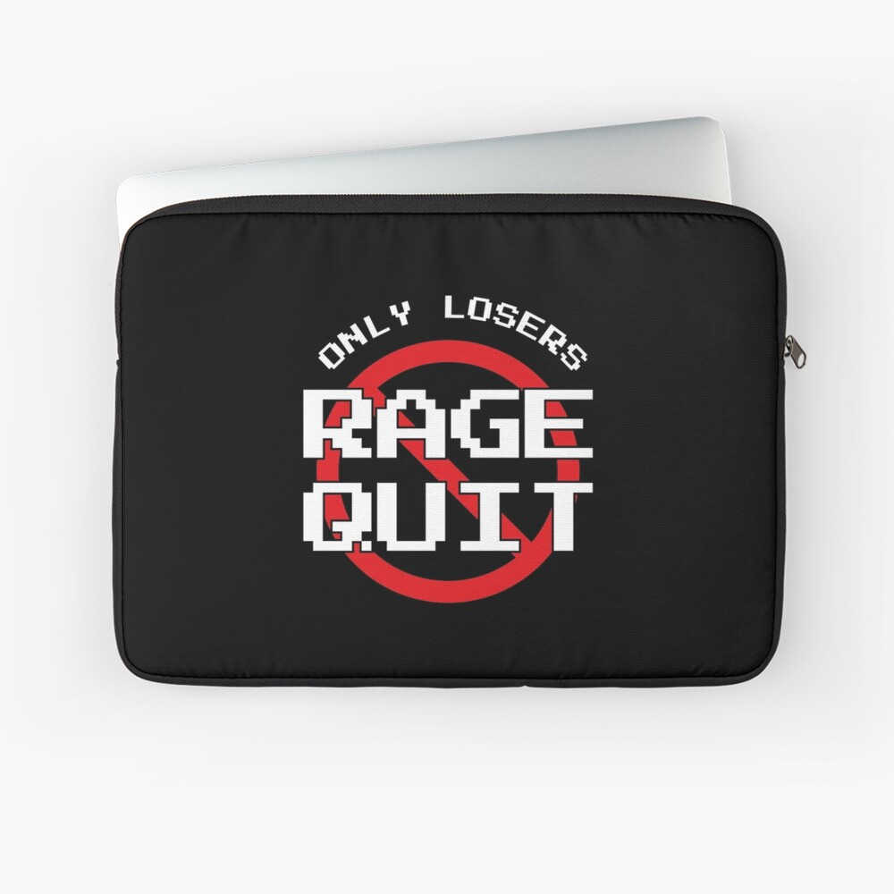 Gamer Only Losers Rage Quit by Video Games Fan Gifts | Poster