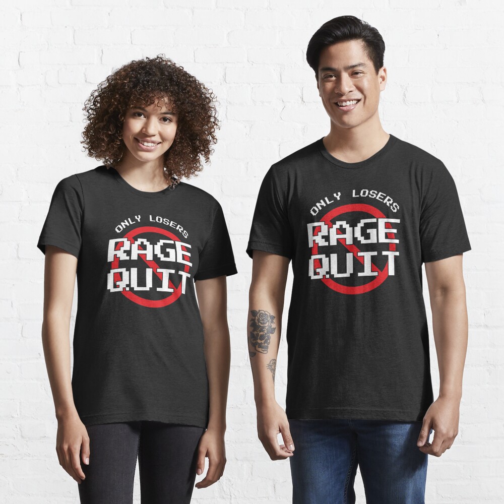 Gamer Only Losers Rage Quit by Video Games Fan Gifts | Poster