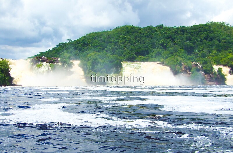 "Waterfalls, Canaima Lagoon" by Tim Topping | Redbubble
