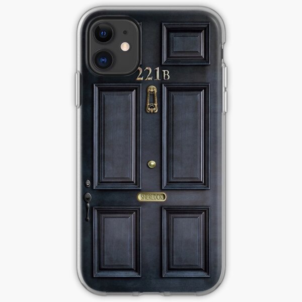 221B - Sherlock Door iPhone Soft Case