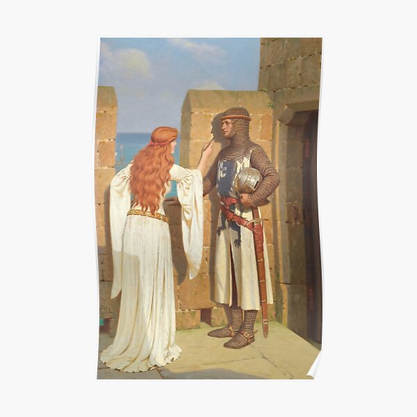 The Shadow, Edmund Blair Leighton 1909 Poster