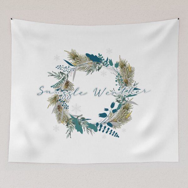 Item preview, Winter Wreath - Snuggle Weather designed and sold by MaplewoodMerch.