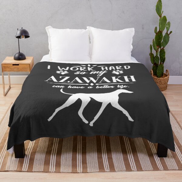 Item preview, I work hard, so my Azawakh can have a better life, funny dog design designed and sold by HEJAshirts.