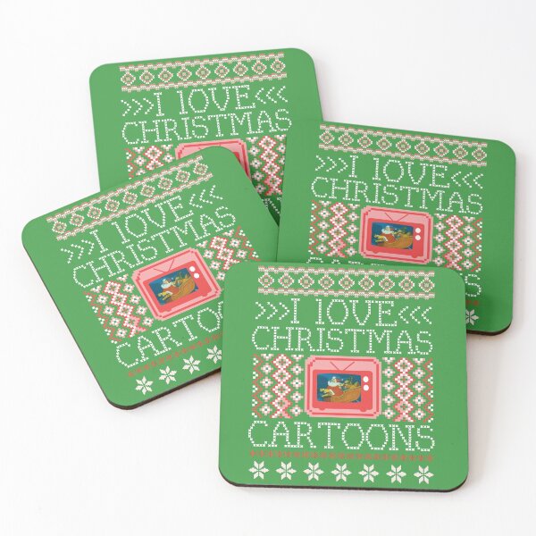Item preview, I Love Christmas Cartoons funny ugly Christmas Xmas humor designed and sold by NicheteesStore.