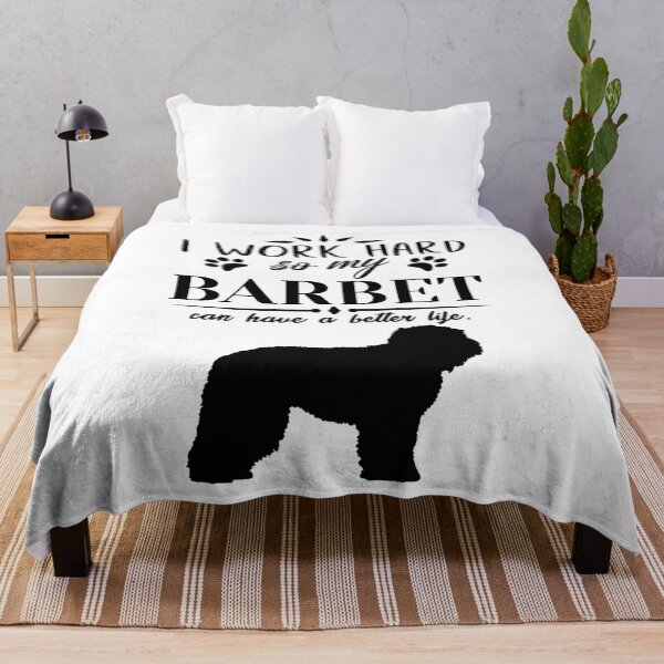 Item preview, I work hard, so my Barbet can have a better life, funny dog design designed and sold by HEJAshirts.