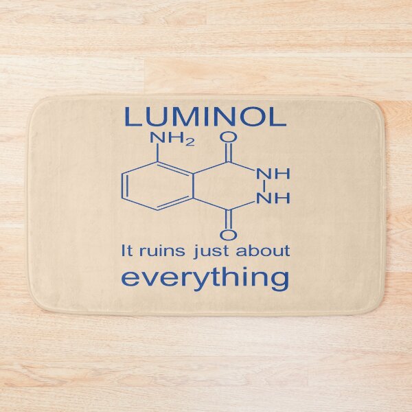 Item preview, A Striking Glow - Luminol It Ruins Just About Everything designed and sold by taiche.