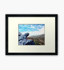 'The Blowing Rock' Framed Print