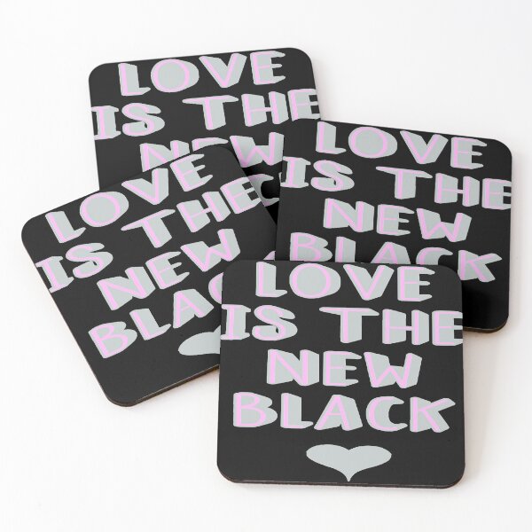 Item preview, Love Is The New Black designed and sold by SerpentSkyArts.