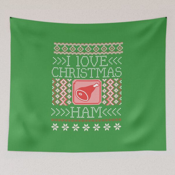 Item preview, I Love Christmas Ham funny ugly Christmas Xmas humor designed and sold by NicheteesStore.