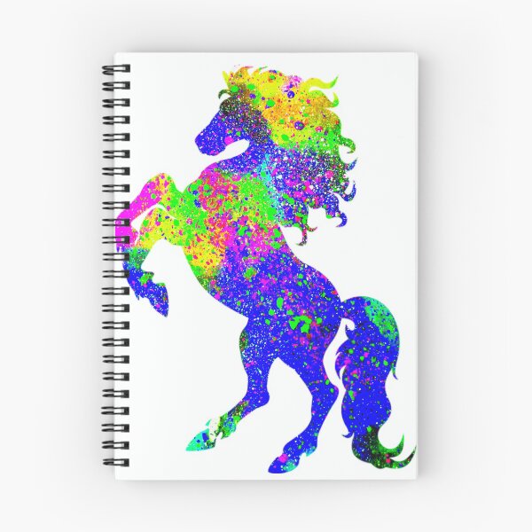 Item preview, Rearing Horse in mixed media designed and sold by Bravuraartsy.
