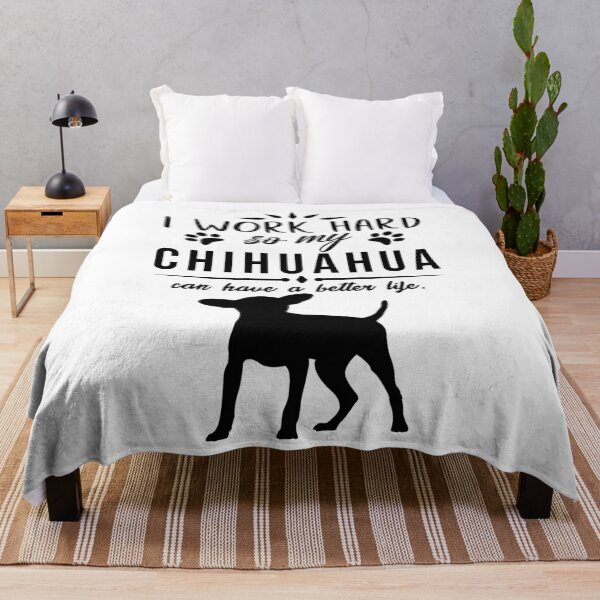 Item preview, I work hard, so my Chihuahua can have a better life, funny dog design designed and sold by HEJAshirts.
