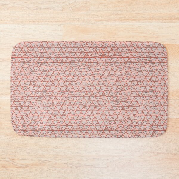 Item preview, Coral Grey Line Triangles designed and sold by Beholderess.