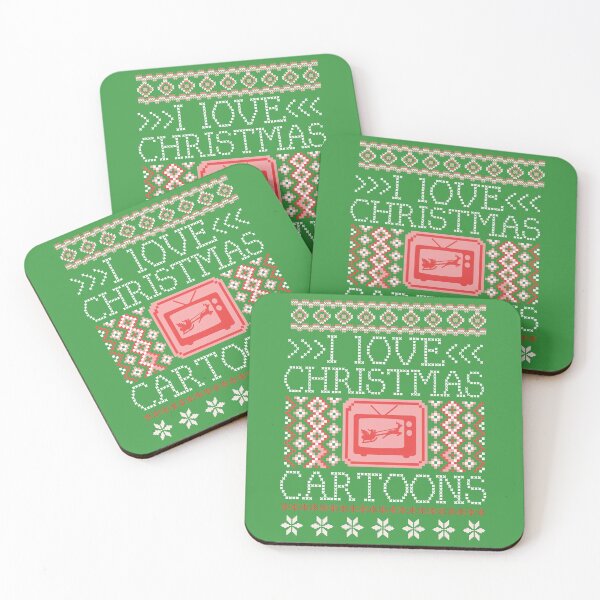Item preview, I Love Christmas Cartoons funny ugly Christmas Xmas humor V2 designed and sold by NicheteesStore.