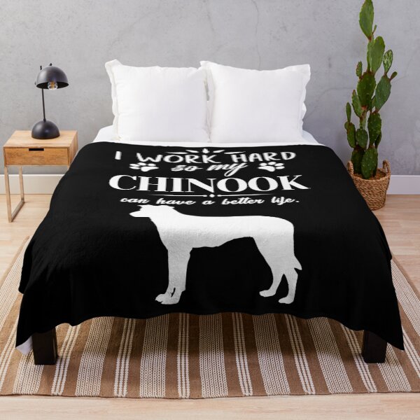 Item preview, I work hard, so my Chinook can have a better life, funny dog design designed and sold by HEJAshirts.