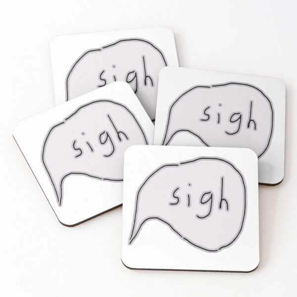 Item preview, Sigh Word Bubble designed and sold by SerpentSkyArts.
