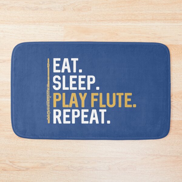 Item preview, Eat Sleep Play Flute Repeat Funny Marching Band Gift  designed and sold by alenaz.