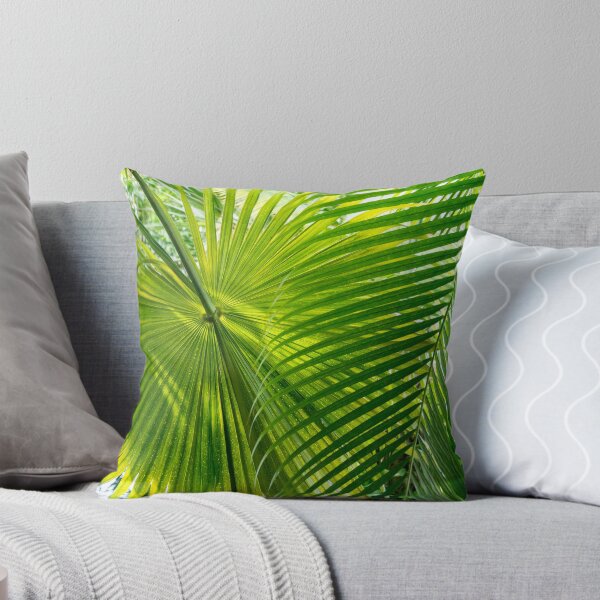 Item preview, Palmy Filigree - Biophilic Layers and Patterns of Gloriously Green Palm Leaves - Left  designed and sold by Georgia Mizuleva.