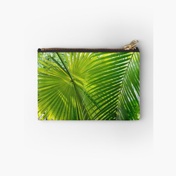 Item preview, Palmy Filigree - Biophilic Layers and Patterns of Gloriously Green Palm Leaves - Left  designed and sold by Georgia Mizuleva.