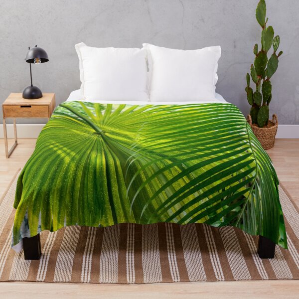 Item preview, Palmy Filigree - Biophilic Layers and Patterns of Gloriously Green Palm Leaves - Left  designed and sold by Georgia Mizuleva.
