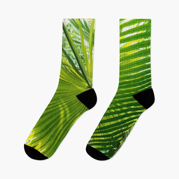Item preview, Palmy Filigree - Biophilic Layers and Patterns of Gloriously Green Palm Leaves - Left  designed and sold by Georgia Mizuleva.