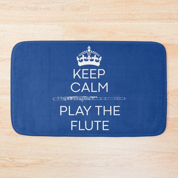 Item preview, Keep Calm and Play Flute Funny Musician Life Quote Gift designed and sold by alenaz.