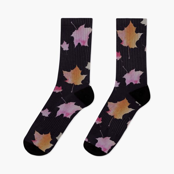 Item preview, Watercolor Autumn Falling Maple Leaves designed and sold by RosalieReeves.