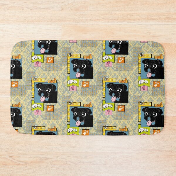 Item preview, Pug - Black (Collage) designed and sold by TheChicken.