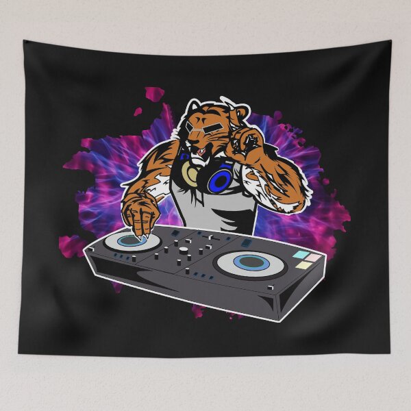 Item preview, Tiger DJ is playing on a mixer designed and sold by waldemarriefert.