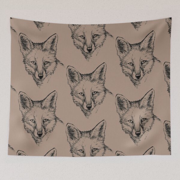Item preview, Fox Portrait (bright background) designed and sold by MMMSdesigns.
