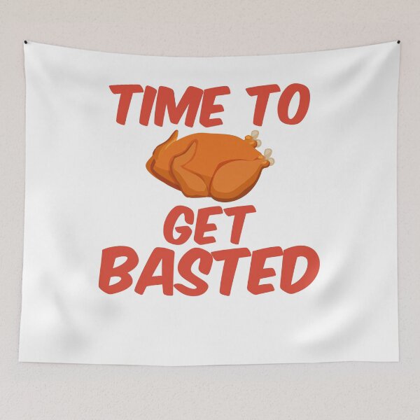 Item preview, Time to get basted Thanksgiving designed and sold by nemo-shop.