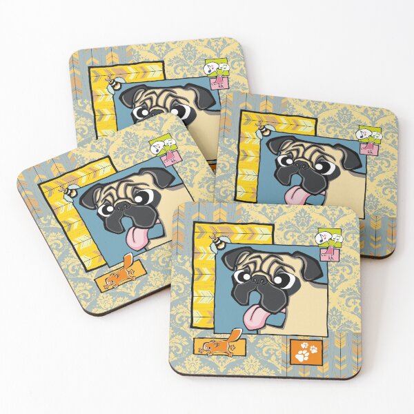 Item preview, Pug - Fawn (Collage) designed and sold by TheChicken.