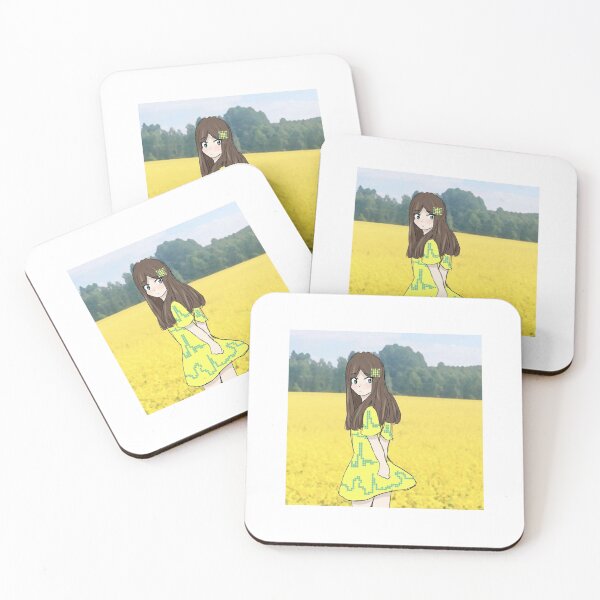 Item preview, Anime girl in field designed and sold by Katie112233.