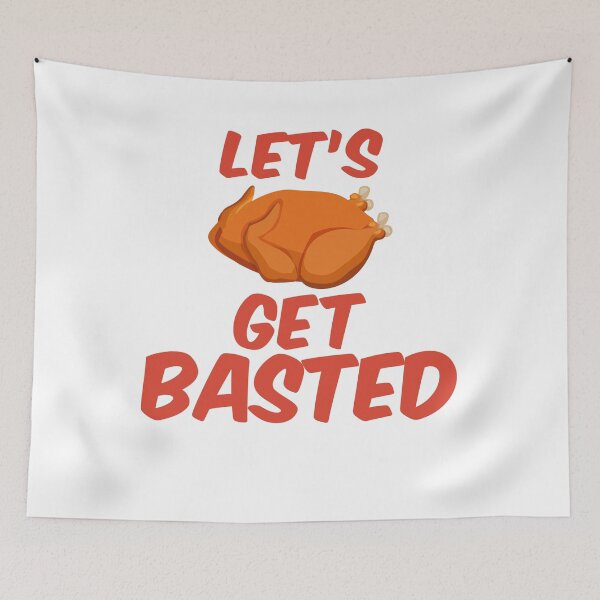 Item preview, Let's get basted Thanksgiving designed and sold by nemo-shop.