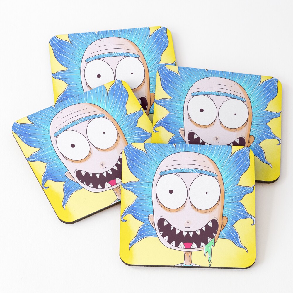 WUBBA LUBBA DUB DUB Coasters (Set of 4)