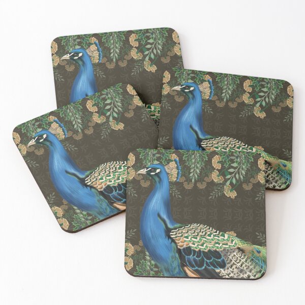 Item preview, Peacock arts and crafts florals  designed and sold by Josie Macey.