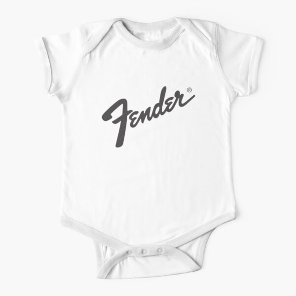 merch from the fender legend guitar Short Sleeve Baby One-Piece