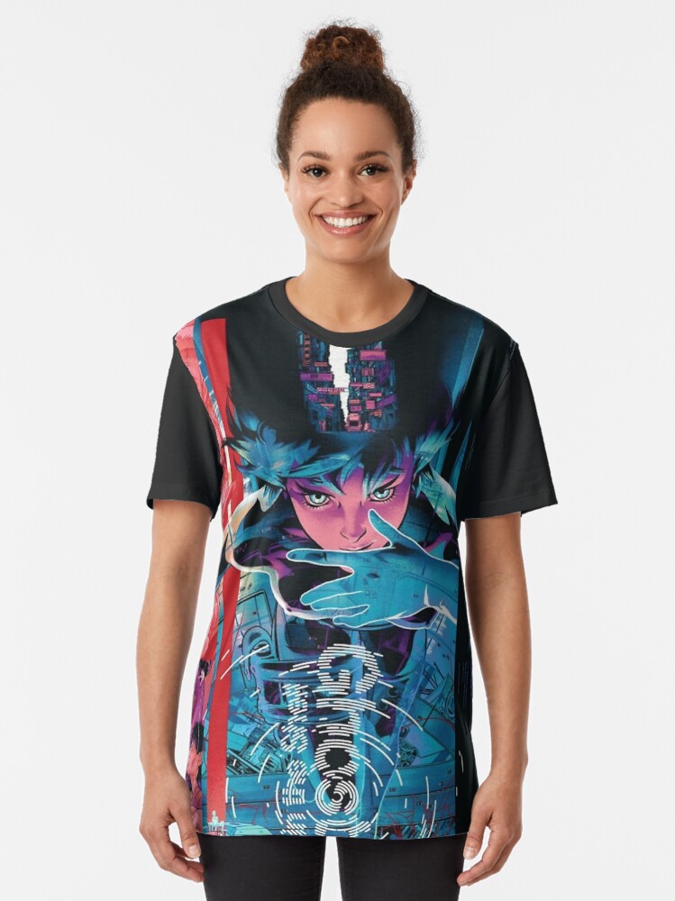 Alternate view of Ghost in the shell by Emilie42 Graphic T-Shirt