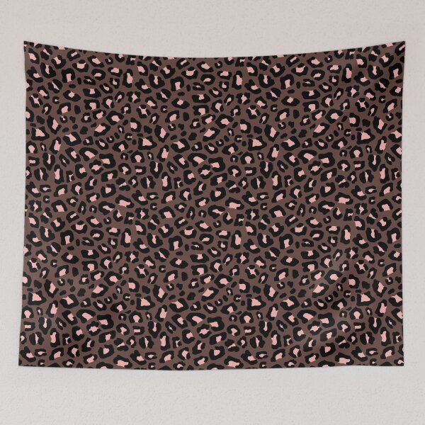 Item preview, Leopard Print 2.0 - Brown & Blush designed and sold by SilverPegasus.