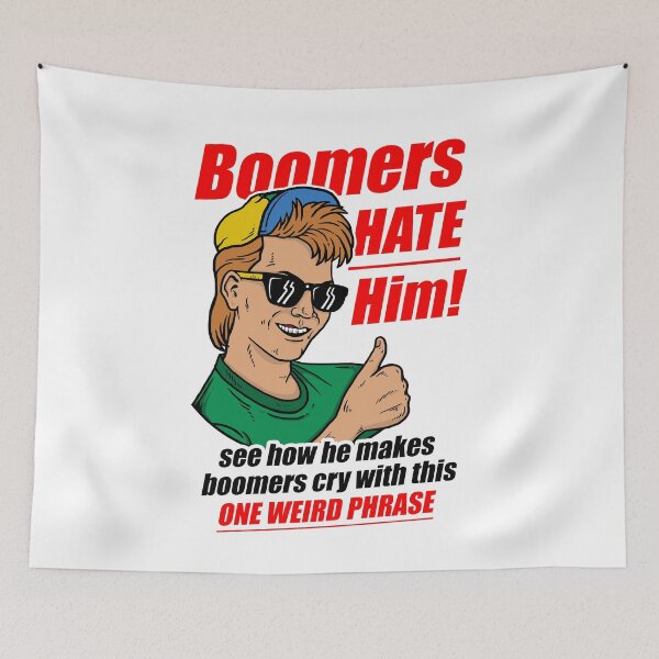 Item preview, Boomers Hate Him designed and sold by Yipptee Shirts.