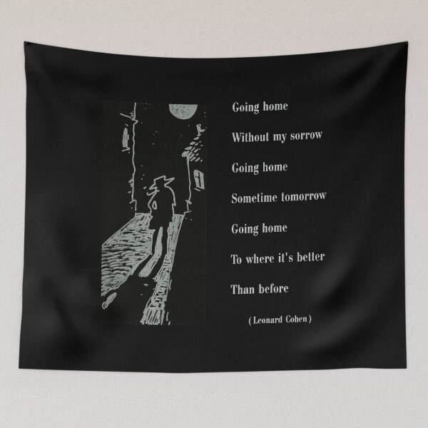 Item preview, Wanderer - Going Home designed and sold by BlackLineWhite.